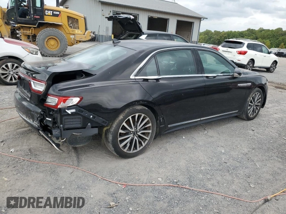 2019 Lincoln Continental Select with VIN 1LN6L9TK2K5600068, listed as a Copart auction lot 71923694 with 148,108 mi miles and Salvage Title. Bid and sale history available at carsss.com. Image 3.