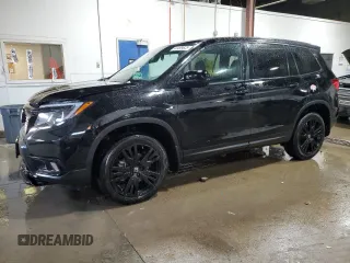 2021 Honda Passport Sport with VIN 5FNYF8H25MB043181, listed as a Copart auction lot 44499625 with 36,911 mi miles and Salvage Title. Bid and sale history available at carsss.com. Image 1.