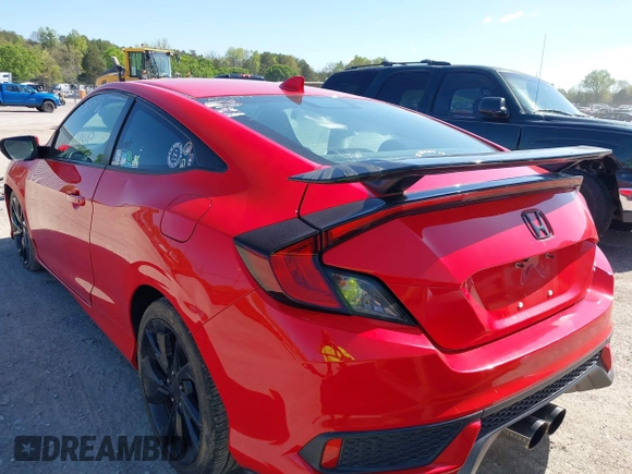 2018 Honda Civic Si Coupe with VIN 2HGFC3A59JH752808, listed as a IAAI auction lot 42018770 with 83,451 mi miles. Bid and sale history available at carsss.com. Image 16.