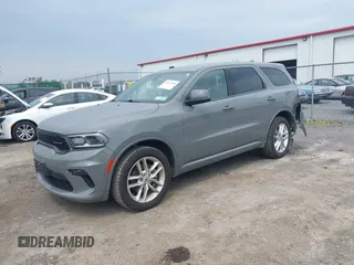 2022 Dodge Durango GT Plus with VIN 1C4RDJDG7NC220637, listed as a IAAI auction lot 42615840 with 59,515 mi miles and . Bid and sale history available at DreamBid. Image 17.
