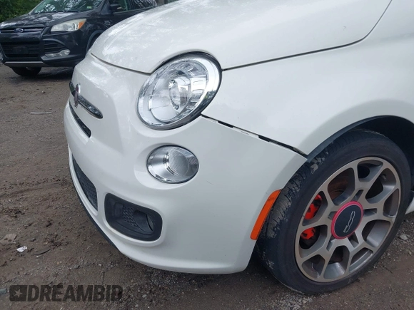 2015 FIAT 500 Sport with VIN 3C3CFFBR2FT721544, listed as a IAAI auction lot 42522443 with 101,225 mi miles and . Bid and sale history available at DreamBid. Image 12.