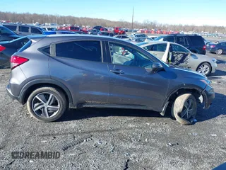 2022 Honda HR-V EX-L with VIN 3CZRU6H7XNM742713, listed as a IAAI auction lot 41202171 with 61,280 mi miles. Bid and sale history available at carsss.com. Image 14.