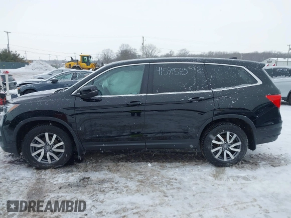 2019 Honda Pilot EX-L with VIN 5FNYF6H52KB051363, listed as a IAAI auction lot 41591540 with 109,860 mi miles. Bid and sale history available at carsss.com. Image 14.