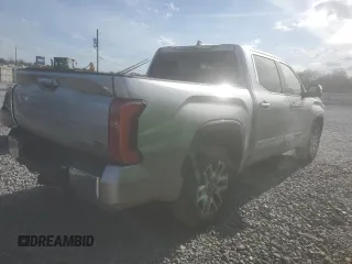 2024 Toyota Tundra 1794 Edition with VIN 5TFMA5DBXRX167302, listed as a Copart auction lot 49960245 with 13,158 mi miles and Salvage title. Bid and sale history available at DreamBid. Image 3.