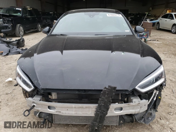 2019 Audi A5 Sportback Premium with VIN WAUANCF58KA056255, listed as a Copart auction lot 41666253 with 50,484 mi miles. Bid and sale history available at carsss.com. Image 5.