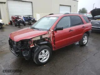 2008 Kia Sportage LX with VIN KNDJE724487488631, listed as a Copart auction lot 78194554 with 149,047 mi miles and Salvage Title. Bid and sale history available at carsss.com. Image 1.