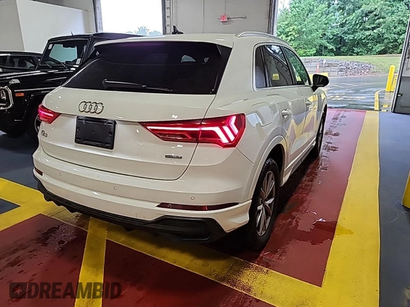 2023 Audi Q3 S line Premium with VIN WA1DECF33P1105667, listed as a IAAI auction lot 42731224 with 48,717 mi miles and . Bid and sale history available at DreamBid. Image 16.