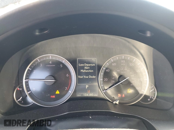 2017 Lexus ES with VIN 58ABK1GG5HU067827, listed as a Copart auction lot 50538355 with 104,380 mi miles and Salvage Title. Bid and sale history available at carsss.com. Image 9.