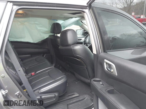 2018 Nissan Pathfinder SL with VIN 5N1DR2MM9JC621801, listed as a IAAI auction lot 41924143 with 80,325 mi miles and . Bid and sale history available at DreamBid. Image 8.