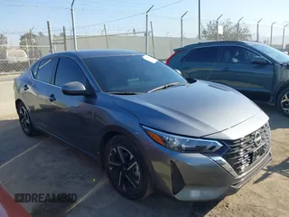 2024 Nissan Sentra SV with VIN 3N1AB8CV8RY271494, listed as a IAAI auction lot 40500709 with 10,674 mi miles and . Bid and sale history available at DreamBid. Image 1.