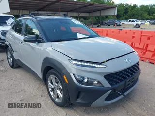 2023 Hyundai Kona SEL with VIN KM8K6CAB4PU008576, listed as a IAAI auction lot 42238107 with 40,248 mi miles and . Bid and sale history available at DreamBid. Image 1.