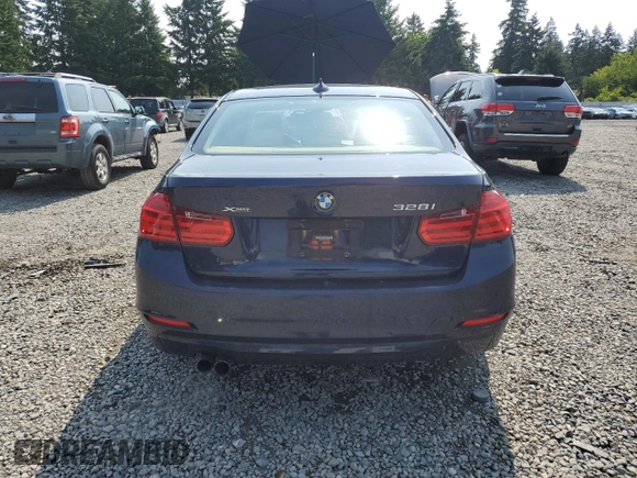 2013 BMW 3 Series 328i xDrive with VIN WBA3B5C55DF595066, listed as a Copart auction lot 62134875 with 98,822 mi miles and Clean title. Bid and sale history available at DreamBid. Image 6.