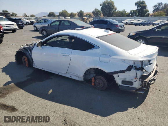 2017 Lexus RC F F z VIN JTHHP5BC9H5006184, wystawiony jako Copart lot #73970344 z przebiegiem Nie podano mil oraz Nie do naprawy. Historia ofert i sprzedaży dostępna na DreamBid. Obrazek 2.