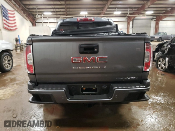2021 GMC Canyon 4WD Denali with VIN 1GTG6EEN8M1127934, listed as a Copart auction lot 88467385 with 0 mi miles and Salvage Title. Bid and sale history available at carsss.com. Image 6.
