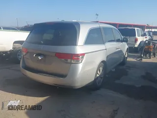 2014 Honda Odyssey EX-L with VIN 5FNRL5H64EB099175, listed as a IAAI auction lot 41522452 with 175,471 mi miles and . Bid and sale history available at carsss.com. Image 4.