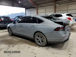2024 Honda Accord EX-L с VIN 1HGCY2F60RA092734, выставлен на аукционе Copart как лот 54355675 с пробегом 8 178 миль миль и Списание • Salvage title. История ставок и продаж доступна на DreamBid. Изображение 2.