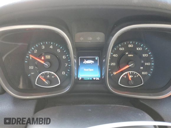 2015 Chevrolet Malibu LT with VIN 1G11D5SL7FF178435, listed as a Copart auction lot 51267975 with 72,238 mi miles and Salvage Title. Bid and sale history available at DreamBid. Image 9.