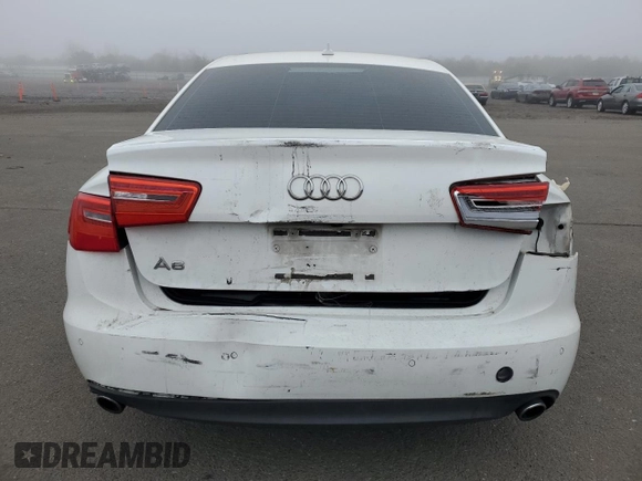 2013 Audi A6 Premium Plus with VIN WAUDFAFC8DN076742, listed as a Copart auction lot 51014335 with 92,694 mi miles and Salvage title. Bid and sale history available at DreamBid. Image 6.