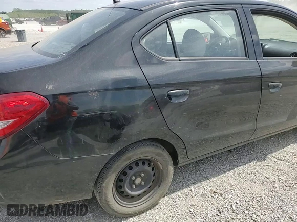 2017 Mitsubishi Mirage ES with VIN ML32F3FJ3HHF05462, listed as a Copart auction lot 53980475 with 116,548 mi miles and Salvage title. Bid and sale history available at DreamBid. Image 13.