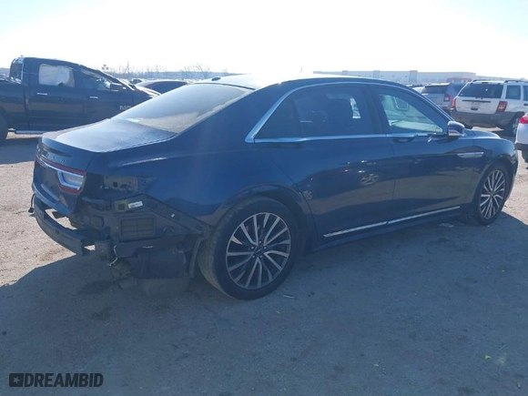 2017 Lincoln Continental Select with VIN 1LN6L9SK1H5607751, listed as a IAAI auction lot 41635036 with 161727 miles. Bid and sale history available at carsss.com. Image 4.