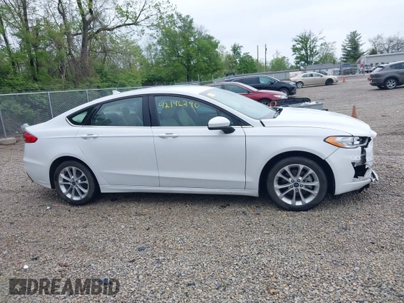 2020 Ford Fusion SE with VIN 3FA6P0LU5LR151074, listed as a IAAI auction lot 42146290 with 98,574 mi miles and . Bid and sale history available at carsss.com. Image 14.