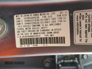 2011 Honda CR-V SE with VIN JHLRE4H48BC020010, listed as a Copart auction lot 48876515 with 130,154 mi miles and Salvage Title. Bid and sale history available at carsss.com. Image 13.