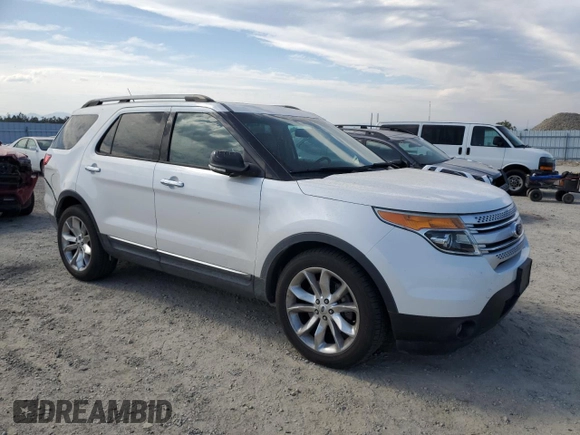 2013 Ford Explorer XLT with VIN 1FM5K7D80DGB63037, listed as a Copart auction lot 61870215 with 132,998 mi miles and Salvage title. Bid and sale history available at DreamBid. Image 4.
