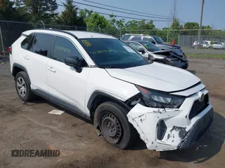 2019 Toyota RAV4 LE with VIN 2T3F1RFV0KW010511, listed as a IAAI auction lot 42389804 with 129,358 mi miles and . Bid and sale history available at DreamBid. Image 1.