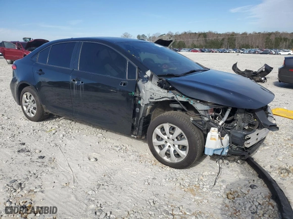 2022 Toyota Corolla LE with VIN JTDEPMAE2NJ215464, listed as a Copart auction lot 47401615 with 88,964 mi miles and Salvage Title. Bid and sale history available at carsss.com. Image 4.