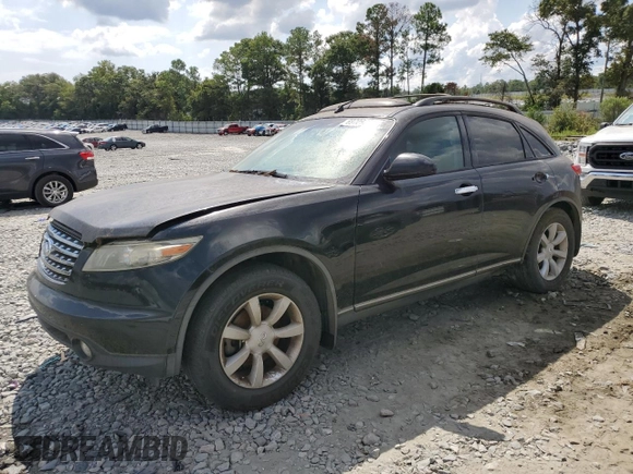 2004 Infiniti FX with VIN JNRAS08U94X107387, listed as a Copart auction lot 69709264 with 255,861 mi miles and Salvage Title. Bid and sale history available at DreamBid. Image 1.