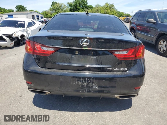 2014 Lexus GS 350 with VIN JTHCE1BL2E5022733, listed as a Copart auction lot 60831294 with 0 mi miles and Clean Title. Bid and sale history available at carsss.com. Image 6.