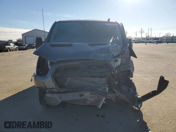 2024 Ford Transit Cargo with VIN 1FTBR1Y85RKA07509, listed as a Copart auction lot 42248405 with Not Provided miles and Salvage Title. Bid and sale history available at DreamBid. Image 5.