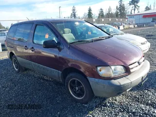 1999 Toyota Sienna CE with VIN 4T3ZF19C0XU151077, listed as a IAAI auction lot 41692028 with 1 mi miles. Bid and sale history available at carsss.com. Image 1.