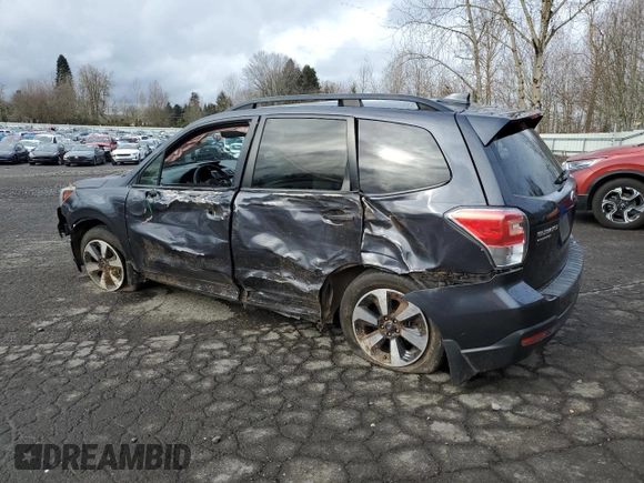 2018 Subaru Forester Premium with VIN JF2SJAEC8JH515590, listed as a Copart auction lot 43816395 with 97,039 mi miles and Salvage Title. Bid and sale history available at DreamBid. Image 2.