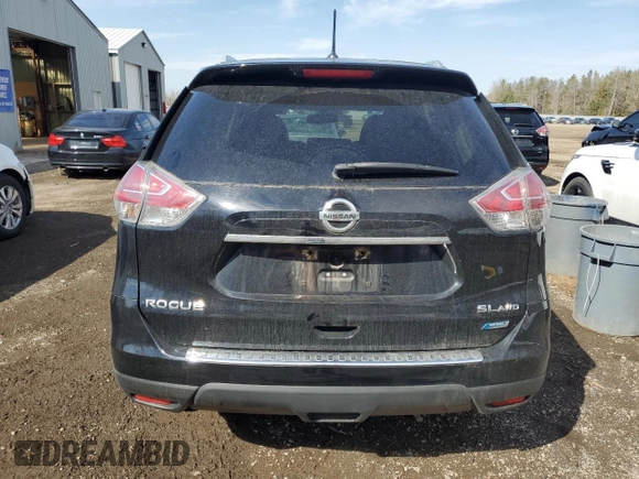 2015 Nissan Rogue SL with VIN 5N1AT2MVXFC790892, listed as a Copart auction lot 49582145 with 241,718 mi miles and Salvage Title. Bid and sale history available at carsss.com. Image 6.