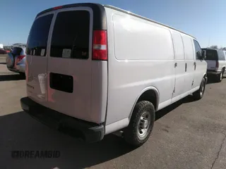 2020 Chevrolet Express Cargo Van with VIN 1GCWGBFP6L1146097, listed as a IAAI auction lot 41711459 with 68,793 mi miles. Bid and sale history available at carsss.com. Image 4.