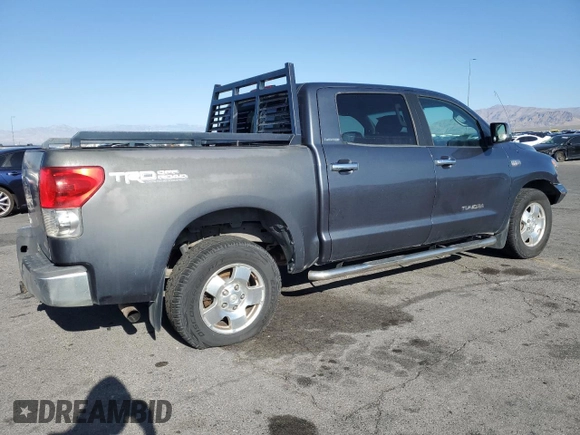 2008 Toyota Tundra Limited with VIN 5TFDV58138X058166, listed as a Copart auction lot 60151725 with 220,990 mi miles and Clean title. Bid and sale history available at DreamBid. Image 3.
