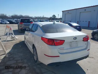 2014 Kia Optima LX with VIN 5XXGM4A73EG322983, listed as a IAAI auction lot 41708101 with 84,334 mi miles. Bid and sale history available at carsss.com. Image 3.