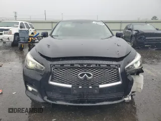 2014 Infiniti Q50 Premium with VIN JN1BV7AR9EM707892, listed as a Copart auction lot 63298055 with 144,391 mi miles and Salvage title. Bid and sale history available at DreamBid. Image 5.