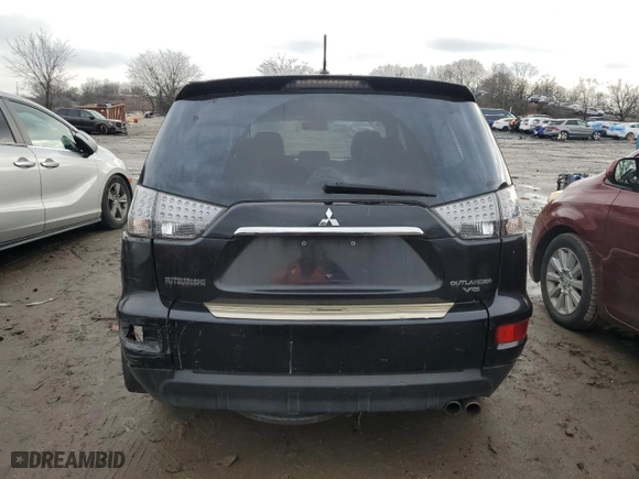 2010 Mitsubishi Outlander GT with VIN JA4JT5AX1AZ014100, listed as a Copart auction lot 85090004 with 221,802 mi miles and Salvage Title. Bid and sale history available at carsss.com. Image 6.