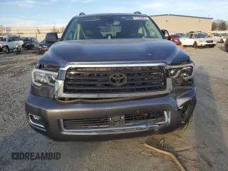 2018 Toyota Sequoia SR5 with VIN 5TDZY5G16JS070984, listed as a Copart auction lot 81358604 with 85,179 mi miles and Salvage Title. Bid and sale history available at carsss.com. Image 5.
