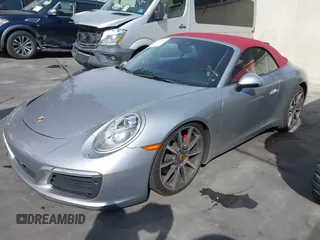 2017 Porsche 911 Carrera S with VIN WP0CB2A97HS154074, listed as a IAAI auction lot 41666422 with 41,927 mi miles. Bid and sale history available at carsss.com. Image 18.