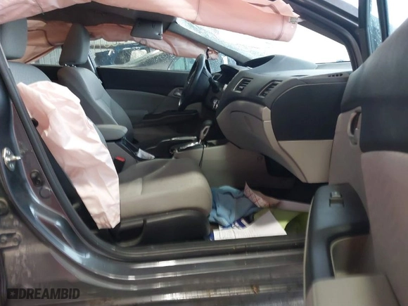 2015 Honda Civic Sedan LX with VIN 2HGFB2F55FH548939, listed as a IAAI auction lot 41592621 with 0 mi miles. Bid and sale history available at carsss.com. Image 5.
