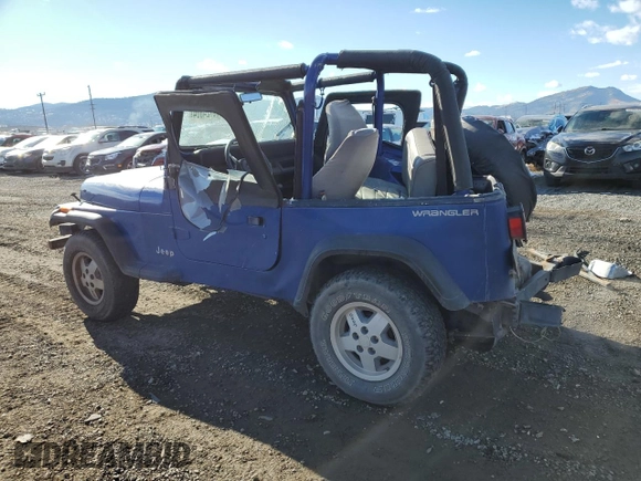 1995 Jeep Wrangler S with VIN 1J4FY19P8SP242032, listed as a Copart auction lot 79724804 with 142,588 mi miles and Clean Title. Bid and sale history available at carsss.com. Image 2.