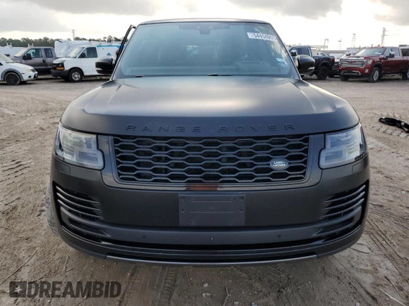 2020 Land Rover Range Rover with VIN SALGS5SE1LA400235, listed as a Copart auction lot 54454995 with 58,884 mi miles and Salvage title. Bid and sale history available at DreamBid. Image 5.