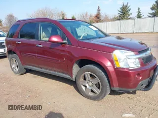 2009 Chevrolet Equinox LTZ with VIN 2CNDL83FX96234556, listed as a IAAI auction lot 41904038 with 216,824 mi miles. Bid and sale history available at carsss.com. Image 1.