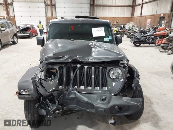 2021 Jeep Wrangler Unlimited Sport S с VIN 1C4HJXDN2MW701625, выставлен на аукционе IAAI как лот 42278169 с пробегом 11 229 миль миль и . История ставок и продаж доступна на DreamBid. Изображение 11.