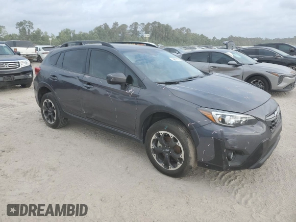 2023 Subaru Crosstrek Premium with VIN JF2GTAEC7PH301635, listed as a Copart auction lot 54871175 with 18,992 mi miles and Salvage title. Bid and sale history available at DreamBid. Image 4.