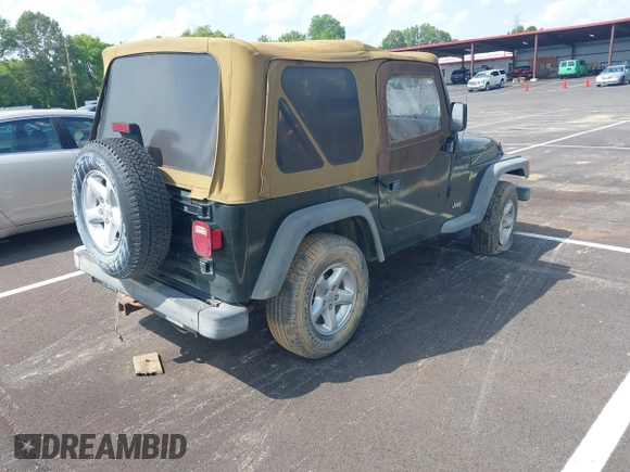 1998 Jeep Wrangler SE with VIN 1J4FY29P8WP793427, listed as a IAAI auction lot 42546515 with 145,388 mi miles and . Bid and sale history available at DreamBid. Image 4.