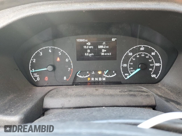 2023 Ford Transit Cargo with VIN 1FTBR3X88PKA74339, listed as a Copart auction lot 48634405 with 103,840 mi miles and Salvage title. Bid and sale history available at DreamBid. Image 9.